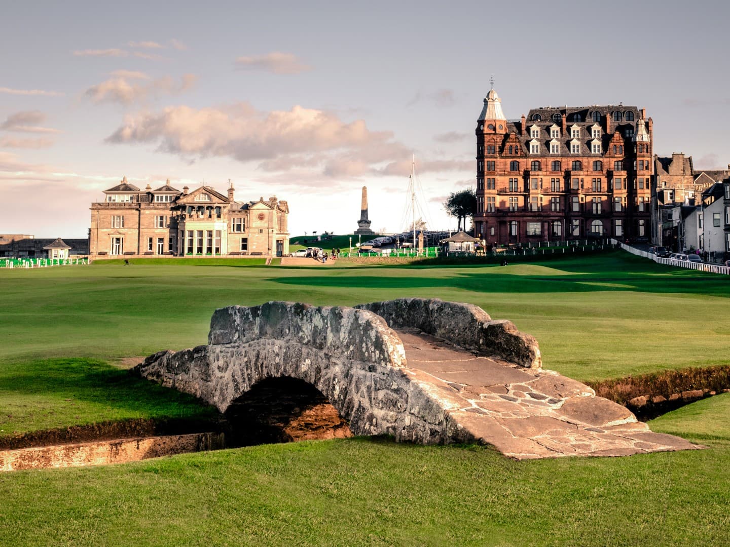 Golf course in St Andrews, Scotland